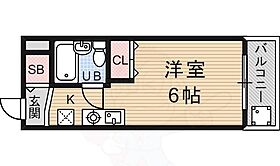 京都府京都市伏見区深草西浦町８丁目（賃貸マンション1K・4階・15.93㎡） その2