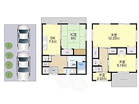 京都府京都市伏見区深草大亀谷万帖敷町（賃貸一戸建3DK・1階・91.79㎡） その2