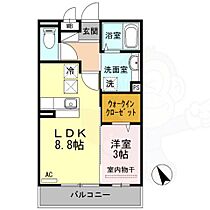 マジェスティ ツイン 1棟  ｜ 京都府京都市伏見区深草小久保町（賃貸アパート1LDK・1階・33.39㎡） その2