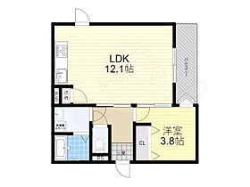 京都府京都市伏見区淀本町（賃貸アパート1LDK・1階・40.22㎡） その2