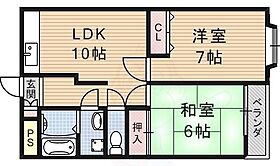 ファミール上原  ｜ 京都府京都市伏見区淀木津町（賃貸マンション2LDK・2階・47.03㎡） その2