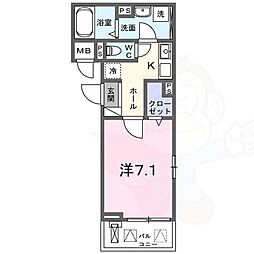 ForzaDKIII 1Kの間取図画像