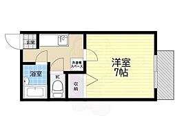 間取図画像 1K