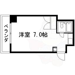 フォレスト 1Kの間取図画像