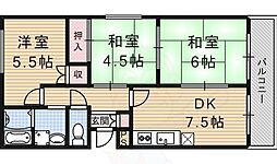 ウアクエレ 3DKの間取図画像