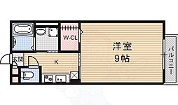 アルブルヴィラージュ 1Kの間取図画像