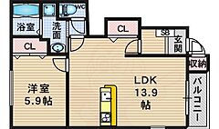 物件の間取り
