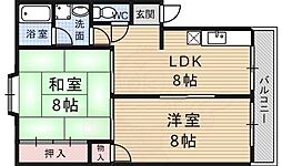 コーポラス桃山 2階