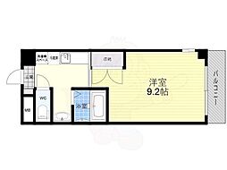 サンシード桃山 1Kの間取図画像