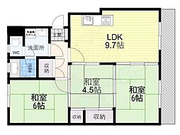 南宇治ローレルコート 4階