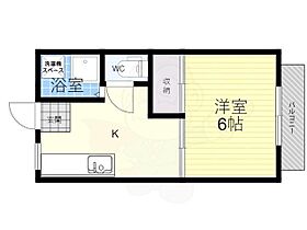 メゾンアカシ  ｜ 京都府京都市伏見区桃山筑前台町（賃貸アパート1DK・2階・22.50㎡） その2