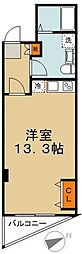 レジデンスＨ・Ｓ〜電公ビル〜 5階1Kの間取り
