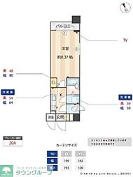 間取図画像 1K