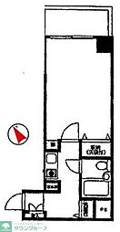 MAC川崎コート2 1Kの間取図画像