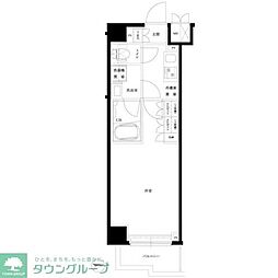ルーブル横濱矢向 1Kの間取図画像