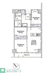 クラシアム神奈川台場 3LDKの間取図画像
