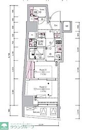 SYFORME SHINKOYASU 2Kの間取図画像