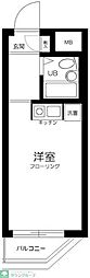 川崎ダイカンプラザシティ ワンルームの間取図画像