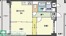 ルシェリオ 2DKの間取図画像