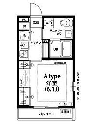 リブリ・Royce 1Kの間取図画像