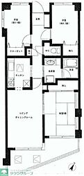 プリマール鶴見 3LDKの間取図画像