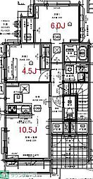 ベストプレイスII 2LDKの間取図画像