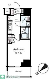 ARCOBALENOKAWASAKI 1Kの間取図画像