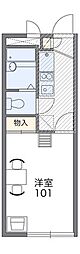レオパレスエヴァーグリーン白幡 1Kの間取図画像