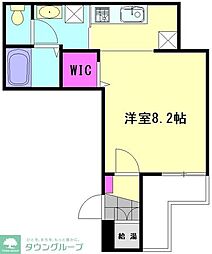 湘南新宿ライン高海 上尾駅 徒歩7分の賃貸マンション 1階1Kの間取り