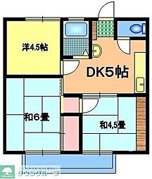 美幸ハイツ 3DKの間取図画像