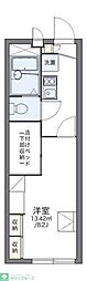 レオパレス彩 1Kの間取図画像