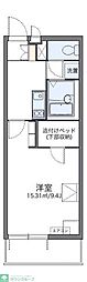 レオパレスエミールプラザ 1Kの間取図画像