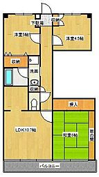 シャルマン・5 3LDKの間取図画像