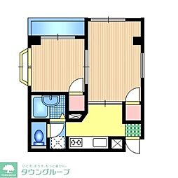 ロイヤルメゾン 2Kの間取図画像