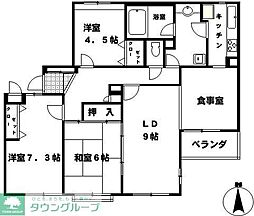 ライオンズマンション大宮吉野原 3LDKの間取図画像