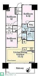 SHINTOCITY 3LDKの間取図画像