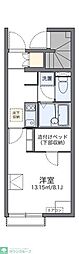 レオネクストケントコート 1Kの間取図画像