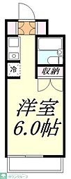 TOP与野NO3 1Kの間取図画像