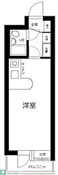 日神パレステージ哲学堂 ワンルームの間取図画像