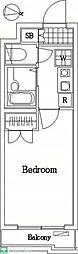 アヴァンティ哲学堂公園 1Kの間取図画像