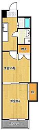 木下鉱産ビル 2Kの間取図画像
