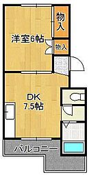 パークハイツ三萩野 3階/-