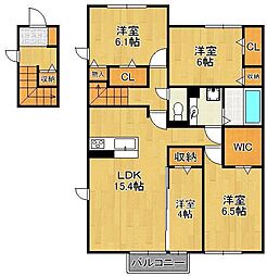 D-room城野駅 B棟 2階/-