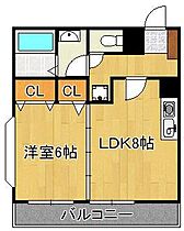 パルメゾン重住  ｜ 福岡県北九州市小倉北区重住3丁目（賃貸マンション1LDK・3階・34.00㎡） その2