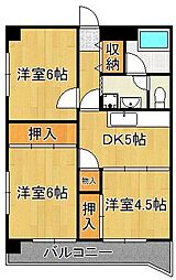 間取図画像 3DK