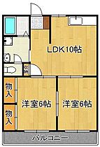 アーバンＫＮII  ｜ 福岡県北九州市小倉北区熊本4丁目（賃貸マンション2LDK・3階・54.40㎡） その2