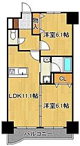 ニューシティアパートメンツ南小倉I  ｜ 福岡県北九州市小倉北区東篠崎3丁目（賃貸マンション2LDK・9階・51.92㎡） その2