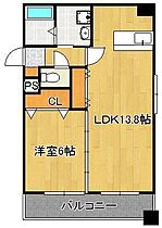 サンシャインIII  ｜ 福岡県北九州市小倉北区黄金1丁目（賃貸マンション1LDK・10階・45.72㎡） その2