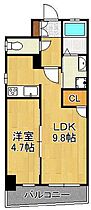 Erde三萩野  ｜ 福岡県北九州市小倉北区三萩野1丁目（賃貸マンション1LDK・7階・36.47㎡） その2