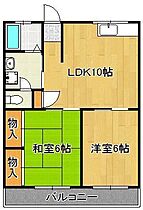 アーバンＫＮII  ｜ 福岡県北九州市小倉北区熊本4丁目（賃貸マンション2LDK・2階・54.40㎡） その2